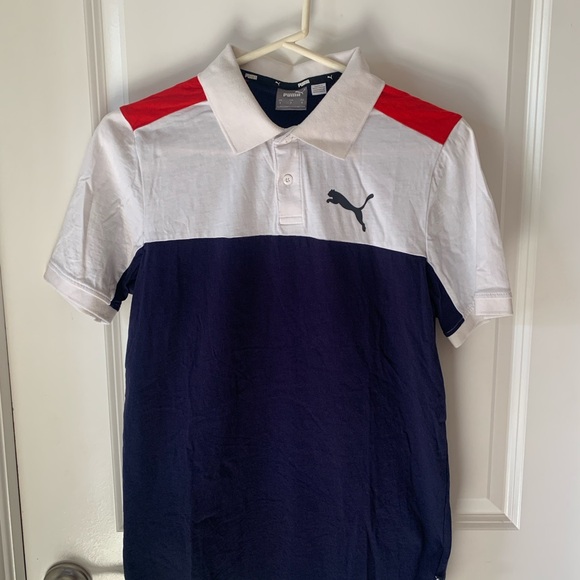 Puma Men's Color-block Polo - Picture 1 of 3